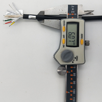 Cable adaptador DB9 personalizado, macho a hembra, Serial RS232, Cable de extensión VGA DB9