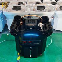 Spa capillaire japonais portable blanc/noir, unité de réservoir de 60 L, réservoir d'eau usée non compris de 17 L, raccordé (avec capot de vapeur)