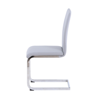 Chaise de salle à manger en cuir PU, en forme de Z, pour Banquet, hôtel moderne, vente en gros