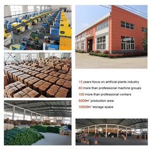 Para Uland, arbustos artificiales de tela de alta simulación, planta preservada de árbol para decoración de puerta delantera - Product Image 2