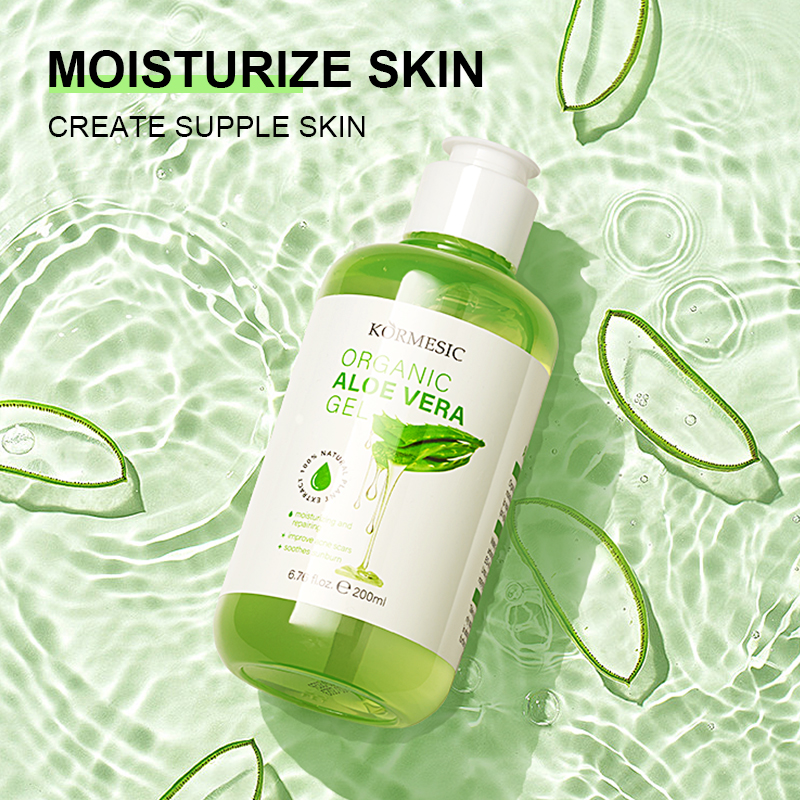 KORMESIC Aloe Vera Gel  Feuchtigkeit fr alle Hauttypen, vegan