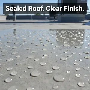 Revestimiento Impermeable Transparente para Techos de una Sola Capa, Sellador de Techos, Revestimiento Resistente a los Rayos UV para Techos Planos - Product Image 4