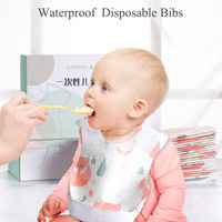 Bavoirs pour bébé en tissu non tissé Bavoirs jetables en papier pour nourrissons Fabricant OEM