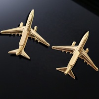 Haute qualité en gros 3D mignon avion personnalisé en alliage de Zinc avion broches métal émail broche