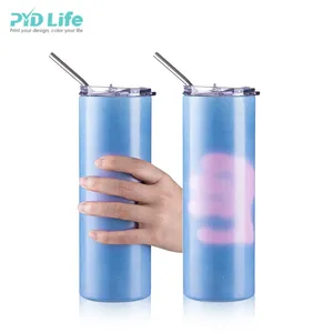 Set Of 10 Creative Drinking Cups, Temperature-sensitive & Color-changing Cup,  Large Capacity Pp Plastic Straw Color-changing Cup