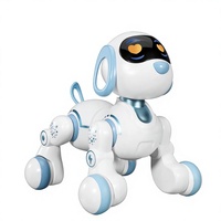 Elektrischer Plastik-Stunt-Roboterhund für Früherziehung Interaktiver Mechanischer Programmierbarer Geschichtenerzählnder Intelligenter Roboter für Kinder