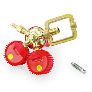 Válvula Reductora de Presión de Oxígeno y Acetileno para Soldadura Industrial de Grado de Exportación, a Prueba de Explosiones, con Manguera de Cuero - Product Image 1
