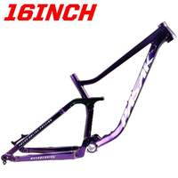 Cadre de VTT en alliage d'aluminium Softail 29'' 27.5'' pour descente DH, trail AM, pneu 3.0, axe traversant avec frein à disque 148MM
