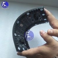 Pantalla LED Flexible para Interiores, Económica, Ligera, Pantalla LED Suave para Anuncios en Interiores de Cadenas de Tiendas