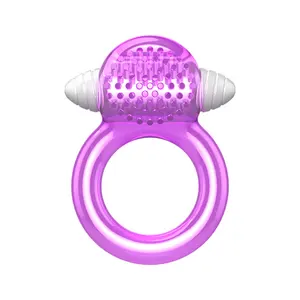 Vibrating Cock Ring Set + Clitoris Stimulator For Men's Sex-Toy Penis Dick Ring