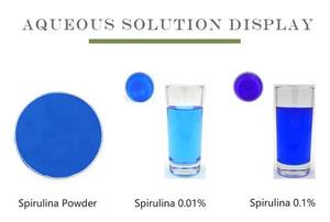 Pigmento de extracto de hierbas en polvo de ficocianina de grado alimenticio japonés de Spirulina 1kg MOQ empaquetado en tambor o lata - Product Image 3