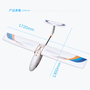 Skywalker Tàu Lượn <span class=keywords><strong>FPV</strong></span> Phiên Bản Đuôi Chữ T Sợi Carbon Sải Cánh 1720Mm Bộ Máy Bay Điều Khiển Từ Xa Màu Trắng - Product Image 2