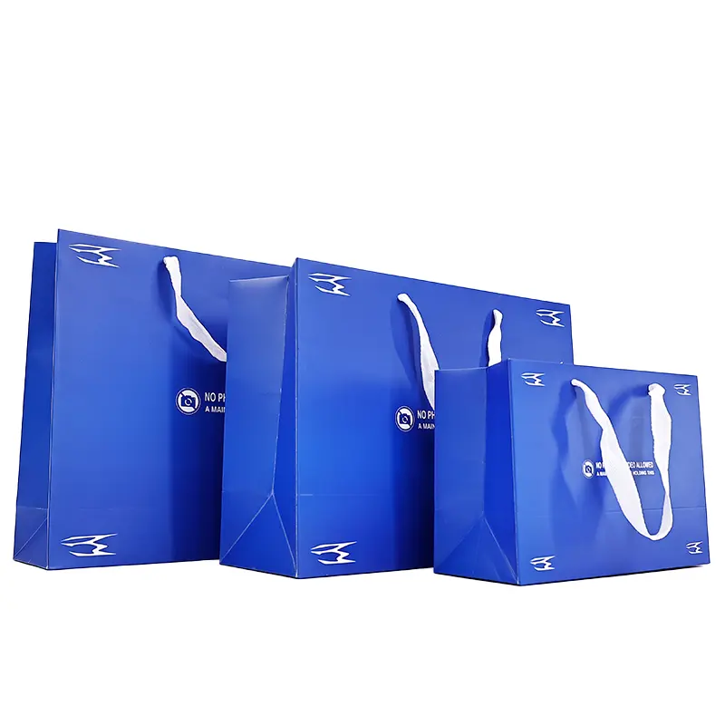 Sacos de papel para embalagem de roupas de sapatos pretos de luxo por atacado, sacos de papel para compras com logotipo personalizado, sacos de papel para vinho e joias