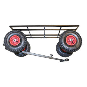 Chariot de transport de cage de caisse de <span class=keywords><strong>chien</strong></span> d'exposition d'animal familier - Product Image 4