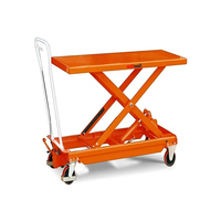 Directo de fábrica 250kg móvil Manual hidráulico tijera carretilla elevadora mesa elevadora para almacén