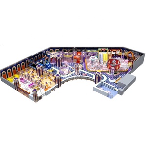 Customized Guangzhou HAPPY BABY Factory 450 Sqm 3 m Height Macaron Theme Indoor Commercial Playground - Product Image 3