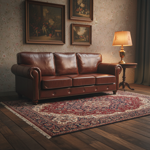 Fabricantes Chinos de Sofás Estilo Americano, Juego de Sofás Marrones, Capa Superior de Cuero Vacuno, Estructura de Madera Maciza, Sofá en Forma de <span class=keywords><strong>U</strong></span> de Cuero Genuino - Product Image 4