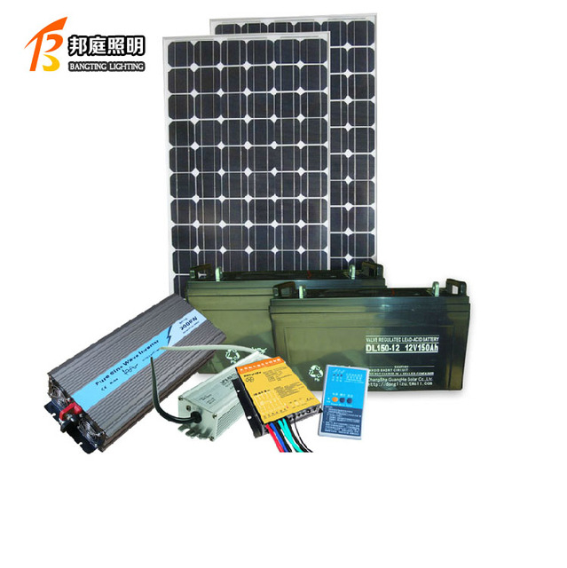 Complete Set Solar Energy Power Storage System 6KW 8KW 10KW Hybrid Solar Panel Electric Power Generation Kit