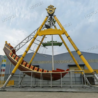 Manège de bateau viking pour fête foraine, équipement de parc d'attractions, galvanisation à chaud, manèges de bateaux vikings à sensations fortes à vendre