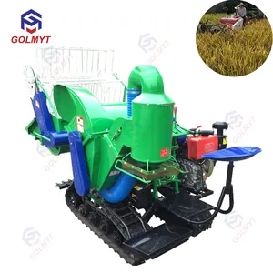 Goedkope En Fijne Crawler Paddy Mini Tarwe Rijst Ccombine Harvester Snijden Machine Met Fabriek Prijs