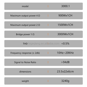 Amplificateur de <span class=keywords><strong>voiture</strong></span> mono classe D Berman <span class=keywords><strong>3000W</strong></span> RMS, stable à 1Ω |   Amplificateur de subwoofer avec dissipateur thermique en aluminium et filtre de fréquence |   OEM/ODM pris en charge - Product Image 4