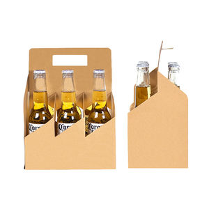 Cartons de boissons vides imprimés sur mesure, boîte d'emballage polyvalente pour les bouteilles de vin, de bière ou de soda pour les petites entreprises - Product Image 1