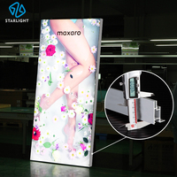 Marco Textil LED Retroiluminado Lightbox Textil LED pour Publicité, Cadre LED en Tissu Rétroéclairé, Boîte à Lumière en Tissu pour Publicité