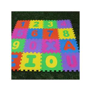 8mm di spessore spumeggiante Puzzle tappetino per esercizio educativo giocattolo con numeri vocali morbido bambino pieghevole gioco tappetino Puzzle - Product Image 5