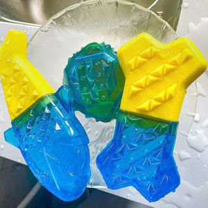 Chất Lượng Cao An Toàn Mùa Hè Đầy Nước Pet Teether Làm Mát Con Chó Chew Bóng Tủ Đông Đồ Chơi Con Chó - Product Image 4