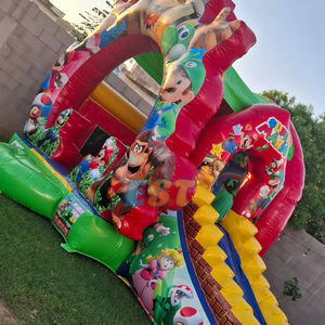 لعبة سوبر الكرتون نفخ القلعة الشريحة كومبو داخلي ألعاب في الهواء الطلق ملعب للأطفال ماريو ترتد منزل الحزب تأجير حديقة لعبة - Product Image 3