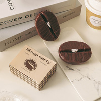 Halb Handgefertigt Halb Maschinengefertigt Aromatherapie Soja-Kerzen Kaffeebohnen-Form Niedliches Design zur Stresslinderung Entspannung Ungiftig