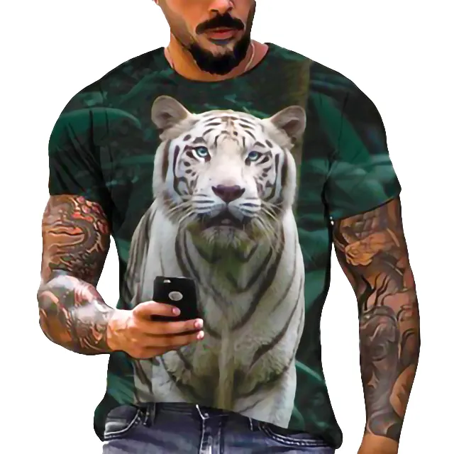 Camiseta 3d de subolmação unissex, camiseta grande com estampa em relevo 3d, venda no atacado