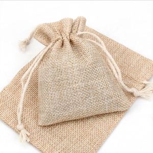 ODM & OEM Primitive Organic Jute <b>Drawstring</b> <b>Pouch</b> Wholesale Jute <b>Drawstring</b> Bag Custom Logo Gift Burlap Bag - Product Image 1