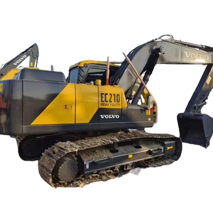 Prix bon marché Importation de pelle hydraulique diesel d'origine d'occasion de taille moyenne Volvo EC210D en excellent état de fonctionnement à vendre - Product Image 1