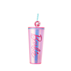 Miniso <span class=keywords><strong>Barbie</strong></span> ánh nắng mặt trời loạt 775ml hai lớp rò rỉ bằng chứng rơm cup với thiết kế dễ thương (PS chất liệu) bán buôn chai nước - Product Image 6