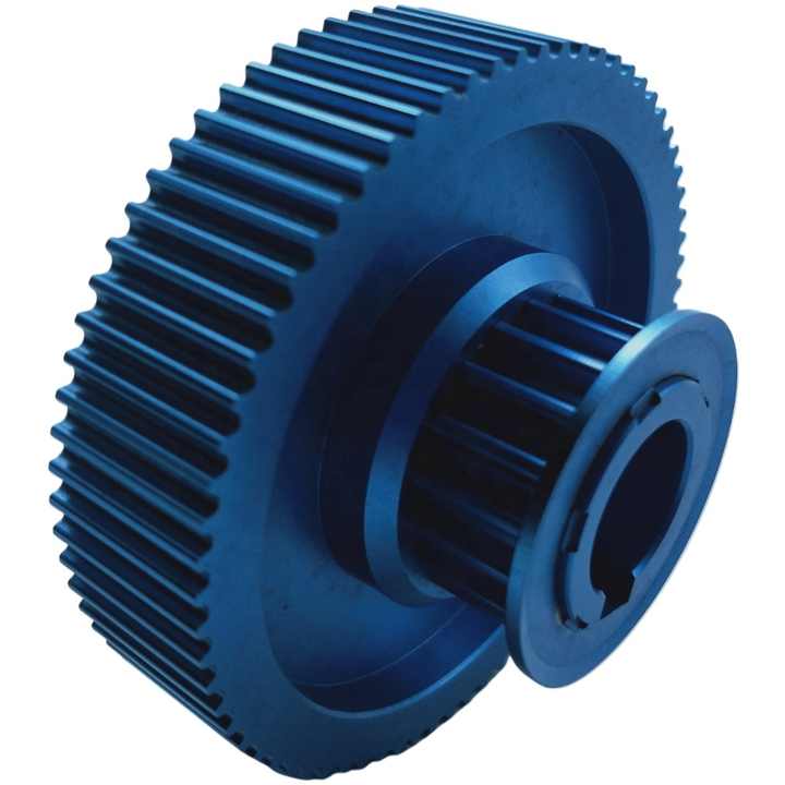 10mm HTD Zahnriemenscheibe – 3mm Steigung, 15-50 Zähne, 4-20mm Bohrung – Aluminium, Markenlos