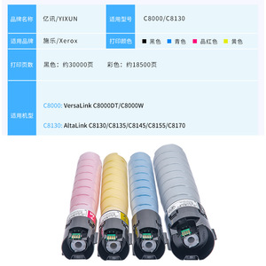 Cartouche de toner Xerox C8130 compatible pour photocopieur AltaLink C8135 C8145 C8155 C8170, boîte de poudre complète - Product Image 3
