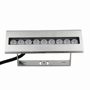 316L Stainless steel underwater lights salt ip68 led light for boats and yacht rgb linear led underwater spot light