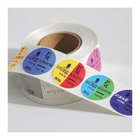 Étiquettes de rouleau d'impression de logo en vinyle d'autocollant de code à barres de coquille d'oeuf auto-adhésives permanentes bon marché