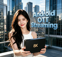 Receptor de TV Inteligente Portátil con Sistema Android para Transmisión de Contenido Multimedia, Decodificador IPTV para Uso Doméstico
