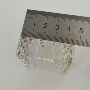 Glitter pierre décorée clear fabrication de chaussures talon - Product Image 5