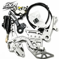 Levier de frein à pied et ensemble de pédale de frein arrière Surron Light Bee X LBX en aluminium CNC 7075 T6 pour pièces de moto tout-terrain