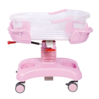 Mobilier de l'hôpital médical nouveau-né soins réglable berceau porte-lit pour bébé berceaux poussette chariot lit bébé chariot pour bébés