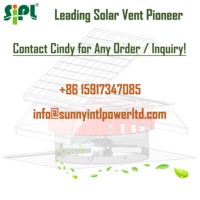 Turbin atap termostatik, ventilasi Eco, bebas daya, ventilasi rumah, kipas knalpot loteng, ekstraktor panas DC surya untuk penggunaan rumah tangga mobil