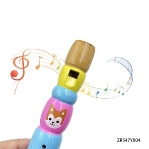 <span class=keywords><strong>Flauta</strong></span> <span class=keywords><strong>de</strong></span> <span class=keywords><strong>madera</strong></span> colorida <span class=keywords><strong>de</strong></span> dibujos animados para niños, con dulces, novedad - Product Image 3