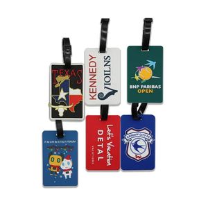 Sac en PVC souple personnalisé double face, imprimé pour la promotion, les mariages et les voyages, avec logo 2D/3D pour étiquette de bagage - Product Image 3