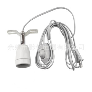 <b>E27</b> Ceramic <b>Lamp</b> <b>Holder</b> 35 Mm Aperture With Dimmer Switch For Indoor Use - Product Image 1