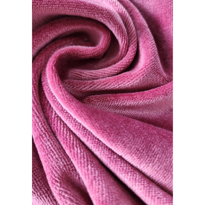 Premium 240gsm 40% Modal 40% Cotton <b>Knitted</b> Velour Fabric for Textile Wholesale Garment Making - Product Image 2