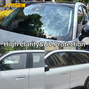 Película de Vinilo para Ventanas de Auto, <span class=keywords><strong>Protector</strong></span> <span class=keywords><strong>Solar</strong></span>, Bloqueador de Rayos UV, para Vidrios de Automóviles - Product Image 1