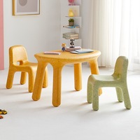 Nordique Classique Moderne Enfants Enfants Pe En Plastique Confettis Chaise Minimaliste Carton Boîte Salon Maternelle Jardin
